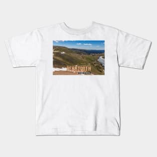 Beartooth Highway Wyoming and Montana Kids T-Shirt